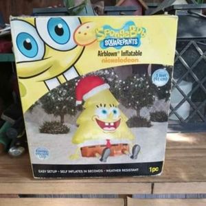 3 Foot Air blown Inflatable SpongeBob